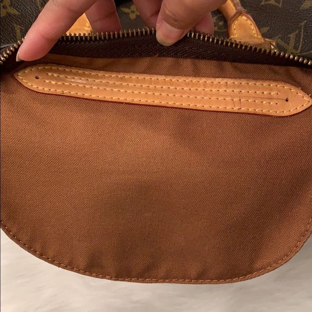 Louis Vuitton Monogram Mini Satchel in Brown and Tan Leather - Picture 11 of 16
